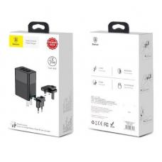 Сетевое зарядное устройство Baseus Duke Universal Travel 3 in 1 (CCALL-GJ01) 3 x USB (black) Сетевое зарядное устройство Baseus Duke Universal Travel 3 in 1 (CCALL-GJ01) 3 x USB (black)