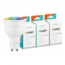 Комплект умных ламп Trio Zetton LED RGBW Smart Wi-Fi Bulb GU10 5Вт Комплект умных ламп Trio Zetton LED RGBW Smart Wi-Fi Bulb GU10 5Вт