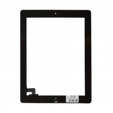 Тачскрин для Apple iPad 2 с кнопкой Home, 1-я категория, класс AAA (черный)