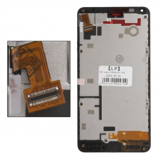 LCD дисплей для Nokia Lumia 640 (RM-1077) с тачскрином, 1-я категория (черный)