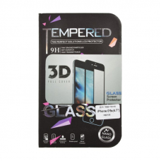 Защитное стекло 3D для iPhone 6/6s Tempered Glass черное 0,33 мм (ударопрочное)