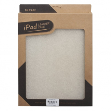 Силиконовый чехол TPU Case для iPad Air 2  прозрачный с золотой рамкой (коробка)