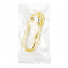 USB Дата-кабель Micro USB (желтый/европакет) 1 метр