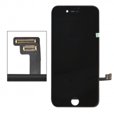 LCD дисплей для Apple iPhone 7 с рамкой крепления, (яркая подсветка) черный (AAA) 1-я категория