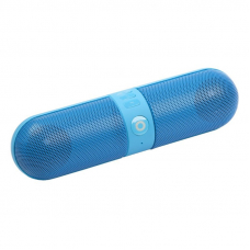 Колонка беспроводная Bluetooth (голубая)