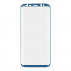 Защитное стекло Tempered Glass 3D для Samsung Galaxy S8 0,33 мм (голубое)