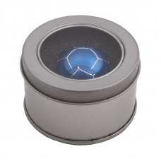 Игрушка антистресс Finger Top Ball металл (синяя/коробка)