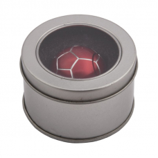 Игрушка антистресс Finger Top Ball металл (красная/коробка)
