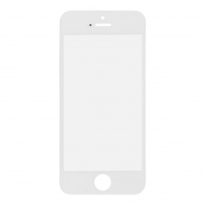 Стекло + OCA  в сборе с рамкой для iPhone 5S\5SE олеофобное покрытие (белый)