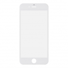 Стекло + OCA  в сборе с рамкой для iPhone 6 олеофобное покрытие (белый)
