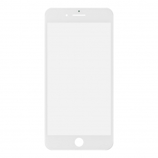 Стекло + OCA  в сборе с рамкой для iPhone 7 Plus олеофобное покрытие (белый)