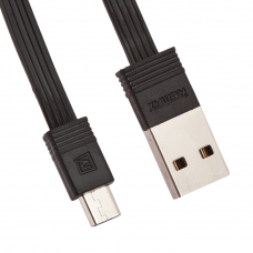 USB кабель REMAX RC-062m Tengy MicroUSB, 2 USB кабеля, 1м + 0.16м, PVC (черный)
