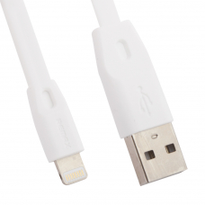 USB кабель REMAX RC-001i Full Speed Lightning 8-pin, 2.4А, 1м, TPE (белый)