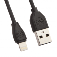 USB кабель WK RC-050i Ultra Speed Lightning 8-pin, 1м, TPE (черный)