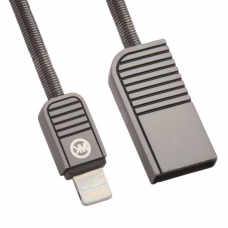 USB кабель WK WDC-026 Lion Lightning 8-pin, 2.4А, 1м, металл (серебрянный)