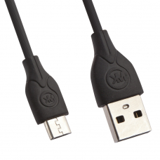 USB кабель WK WDC-041m Ultra Speed Pro MicroUSB, 1м, TPE (черный)