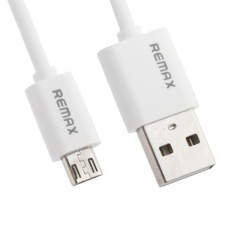 USB кабель REMAX RC-007m MicroUSB, 1м, TPE (белый)