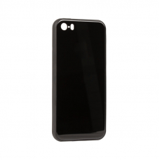 Защитная крышка для iPhone 5/5s/SE глянцевая защита от царапин (черная)