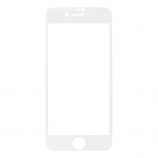 Защитное стекло WK Excellence 3D для iPhone SE 2/8/7 0.22 мм c белой рамкой + чехол