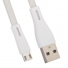 USB кабель REMAX RC-090m Full Speed Pro MicroUSB, 1м, TPE (белый)