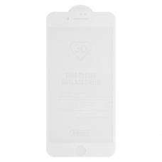 Защитное стекло REMAX GL-04 Caesar на дисплей Apple iPhone 7 Plus/8 Plus, 3D, белая рамка, 0.3мм