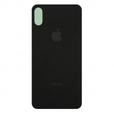 Задняя крышка для iPhone X (черная) категория А