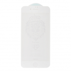 Защитное стекло REMAX GL-32 Emperor на дисплей Apple iPhone SE 2/8/7, 9D, белая рамка, 0.22мм