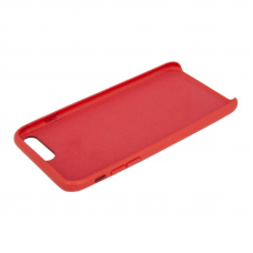 Защитная крышка для iPhone 8 Plus/7 Plus Leather Сase кожаная (красная, коробка)
