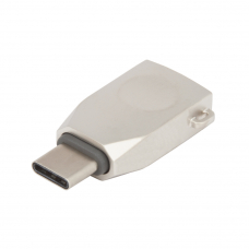 OTG адаптер HOCO UA9 Type-C на USB (серый)