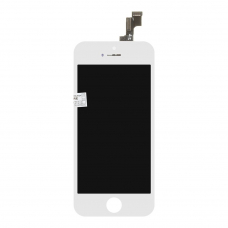 LCD дисплей для Apple iPhone 5S в сборе с тачскрином LB, белый (AAA)