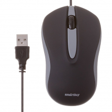 Мышь проводная Smartbuy ONE 329 USB черно-серая
