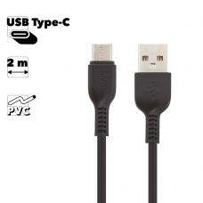 USB кабель HOCO X20 Flash Type-C, 3А, 2м, PVC (черный)