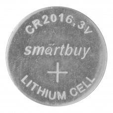 Литиевый элемент питания Smartbuy CR2016 1шт