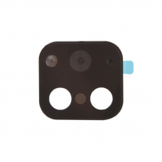 Накладка на модуль камер для iPhone X имитация 11 Pro (черная)