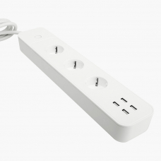 Умный сетевой фильтр-удлинитель Zetton на 3 розетки + 4 USB выхода 16А + 4,6А ZTSHSPS3S4U16A1RU (белый) Умный сетевой фильтр-удлинитель Zetton на 3 розетки + 4 USB выхода 16А + 4,6А ZTSHSPS3S4U16A1RU (белый)