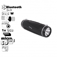 Bluetooth колонка BOROFONE BR7 Empyreal Sports BT 5.0, 5Wx2, AUX/microSD/USB/FM (черная)