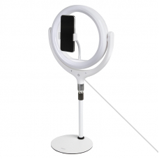 Кольцевая светодиодная лампа 26 см REMAX Life Anchor Desktop Stand Beauty Fill Light RL-LT13 (белый)