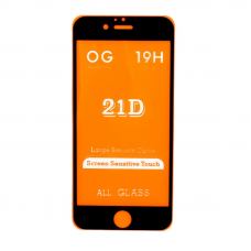 Защитное стекло для iPhone SE 2/8/7 Full Curved Glass 21D 0,3 мм (оранжевая подложка)