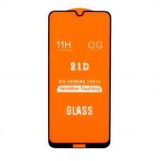 Защитное стекло для Xiaomi Redmi Note 8 Full Curved Glass 21D 0,3 мм (оранжевая подложка)