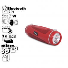 Bluetooth колонка BOROFONE BR7 Empyreal Sports BT 5.0, 5Wx2, AUX/microSD/USB/FM (красная)
