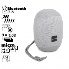 Bluetooth колонка BOROFONE BR6 Miraculous Sports BT 5.0, 5W, AUX/microSD/USB/FM (серая)