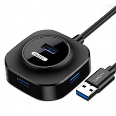 Хаб USB Earldom ET-HUB06 4xUSB 2.0 (черный)