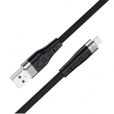 USB кабель HOCO X53 Angel MicroUSB, 2.4А, 1м, силикон (черный)