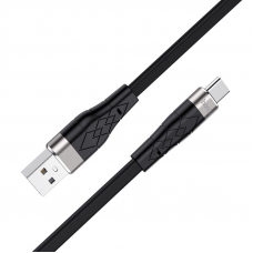 USB кабель HOCO X53 Angel Type-C, 3А, 1м, силикон (черный)
