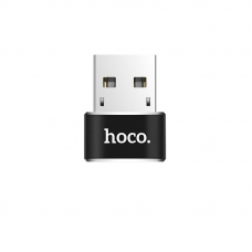 Адаптер HOCO UA6 USB на Type-C (черный)