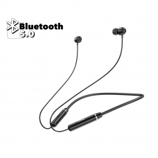 Bluetooth гарнитура HOCO ES53 Coolway BT5.0, внутриканальная, громкость +/-, спорт (черный)