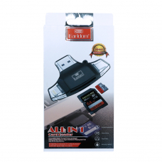 Картридер Earldom ET-OT31 MicroSD/SD на Lightning 8-pin/Type-C/USB (черный)