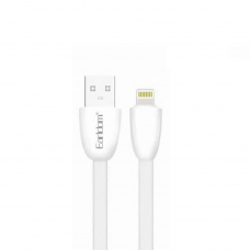 USB кабель Earldom EC-111I Lightning 8-pin, 2.4А, 3м, силикон (белый)