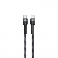 USB-C кабель REMAX RC-172c Jany Type-C, 5А, 100W, 1м, нейлон (черный)