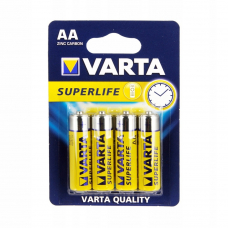 Батарейка Varta SUPERLIFE R6 AA BL4 Heavy Duty 1.5V (2006) 4шт в блистере Батарейка Varta SUPERLIFE R6 AA BL4 Heavy Duty 1.5V (2006) 4шт в блистере